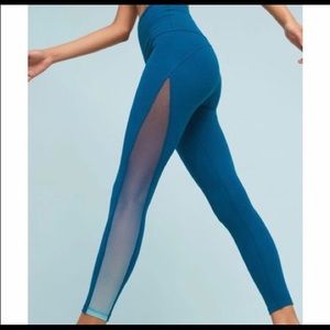Beyond Yoga High-waisted Ombré Mesh Leggings